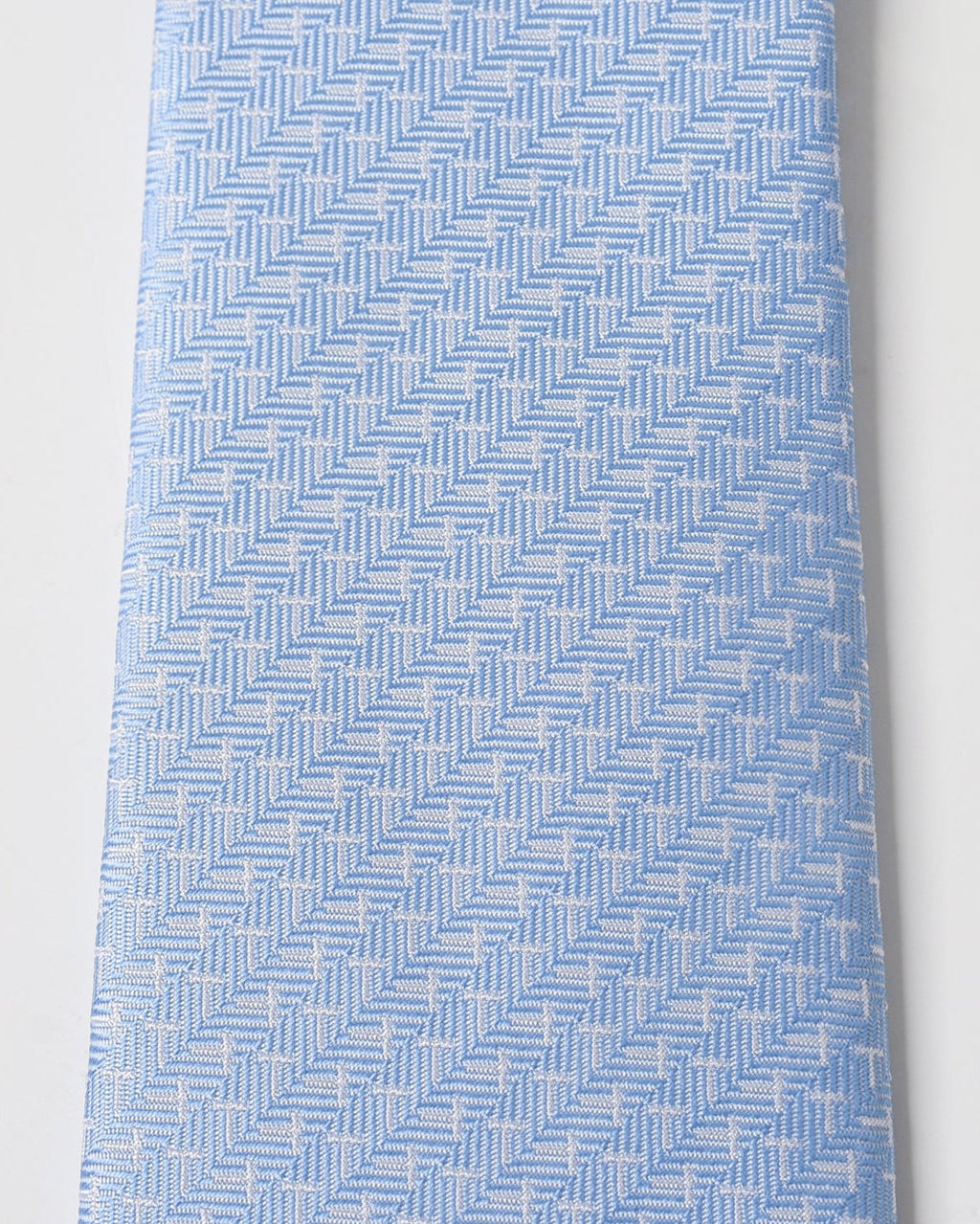 Elite Silk Tie T Pattern Light Blue